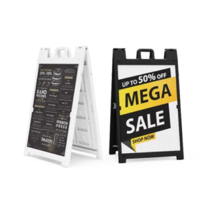 24x36 A-Frame Sign with Custom Coroplast Panels – Fast 3-Day Turnaround