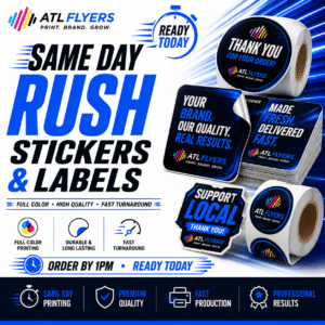 Same Day Rush Stickers & Labels — Fast Turnaround Printing