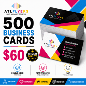 500 Premium Business Cards — $60