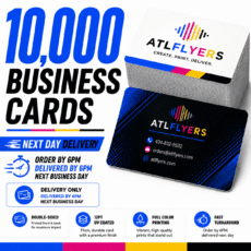 10,000 Business Cards – Full Color, Double-Sided – Next Day Delivery