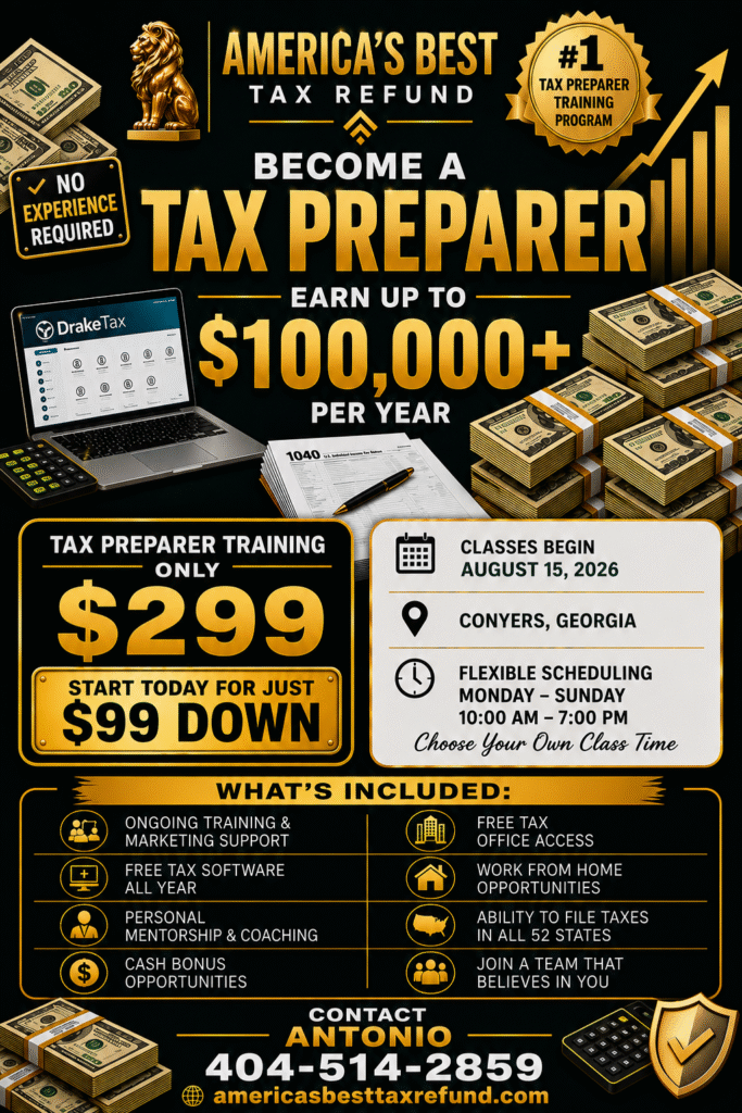 AMERICA'S BEST TAX REFUND FLYER - ENGLISH