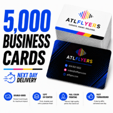 5,000 Business Cards – Full Color, Double-Sided – Next Day Delivery